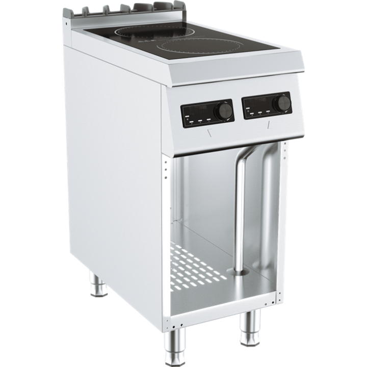 ELECTRISCHE INDUCTIE KOOKFORNUIS OP KAST - 2 X 3,5 KW