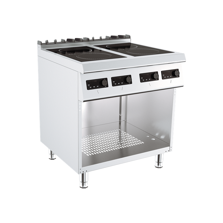 FOURNEAU ELECTRIQUE A INDUCTION SUR ARMOIRE - 4 X 3,5 KW