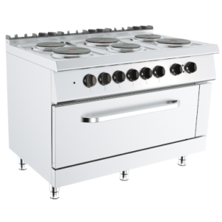 FOURNEAU ELECTRIQUE SUR FOUR MAXI - 3 X 2 + 3 X 2,6 KW