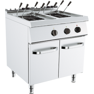 ELECTRISCHE PASTAKOKER MET KAST - 2 X 22 L