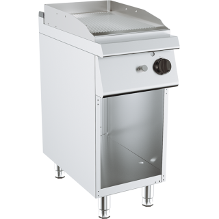 PLAQUE DE CUISSON GAZ SUR ARMOIRE - RAINUREE CHROMEE