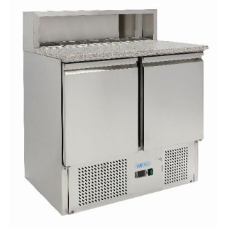 FRIGO SALADETTE PIZZA 2 PORTES 5 x GN 1/6 VMET1000P FORCOLD