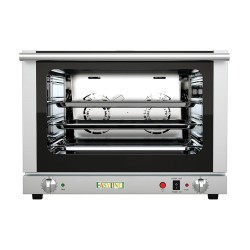 FOUR A CONVECTION ELECTRIQUE 4 X GN 1/1 AVEC HUMIDIFICATEUR, MONOPHASE