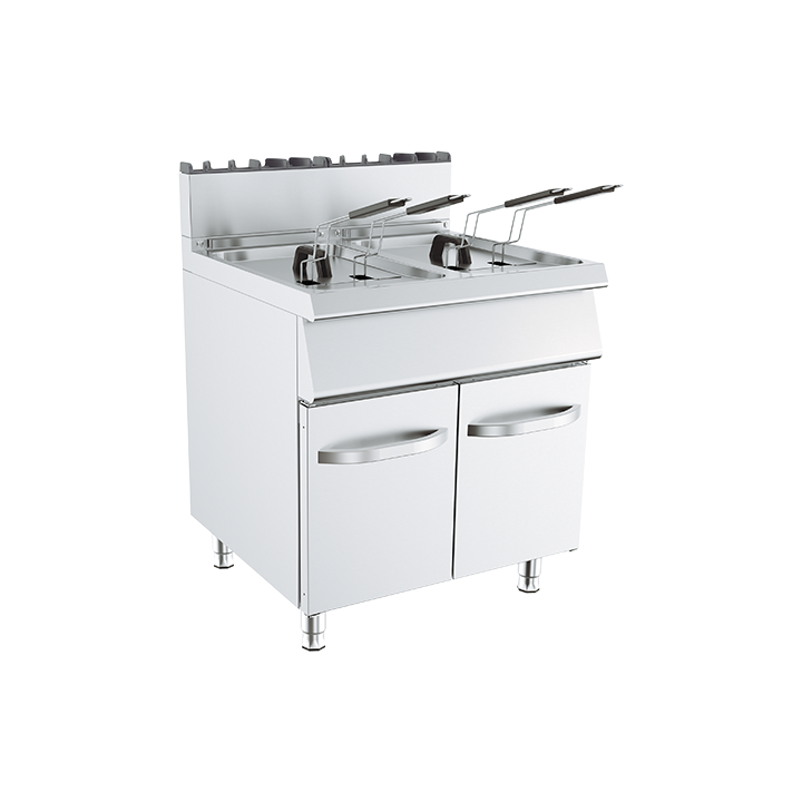 FRITEUSE GAZ SUR ARMOIRE - 2 X 15 L