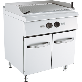GRILLADE PIERRE DE LAVE GAZ DOUBLE SUR ARMOIRE