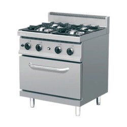 FOURNEAU GAZ SUR FOUR GAZ - 2 X 4,5 + 2 X 5,5 KW