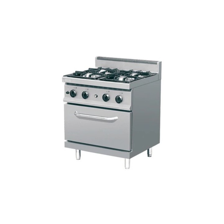 GAS FORNUIS OP GAS OVEN - 2 X 4,5 + 2 X 5,5 KW