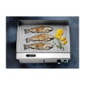Grill rainuré