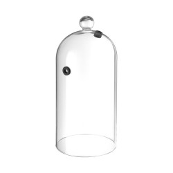 Cloche en verre avec aération