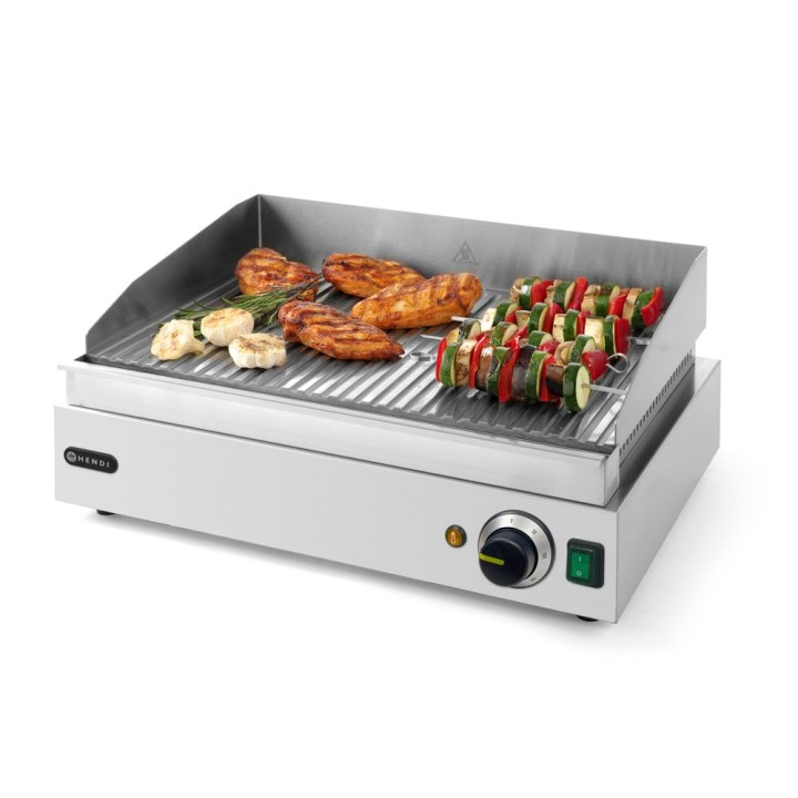 Grill rainuré