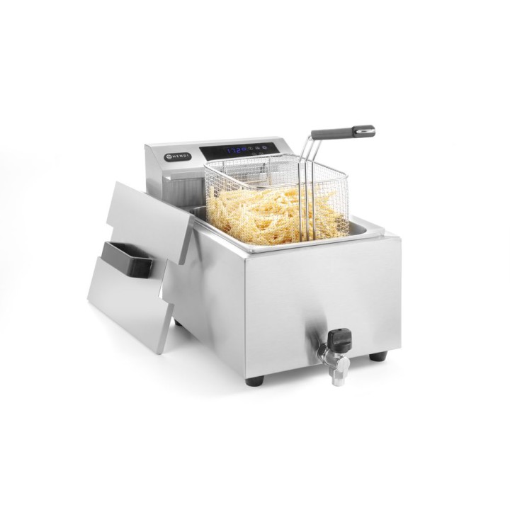 Friteuse Profi Line avec robinet de vidange numérique - 8 l