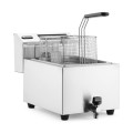 Friteuse Profi Line avec robinet de vidange numérique - 8 l