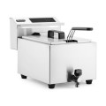 Friteuse Profi Line avec robinet de vidange numérique - 8 l