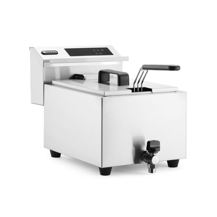 Friteuse Profi Line avec robinet de vidange numérique - 8 l