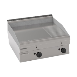 TOP FRY-TOP DOUBLE GAZ, 2/3 LISSE - 1/3 RAINURE EGFT865LR TECNOINOX