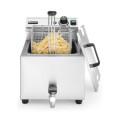 Friteuse Profi Line avec robinet de vidange - 8 l