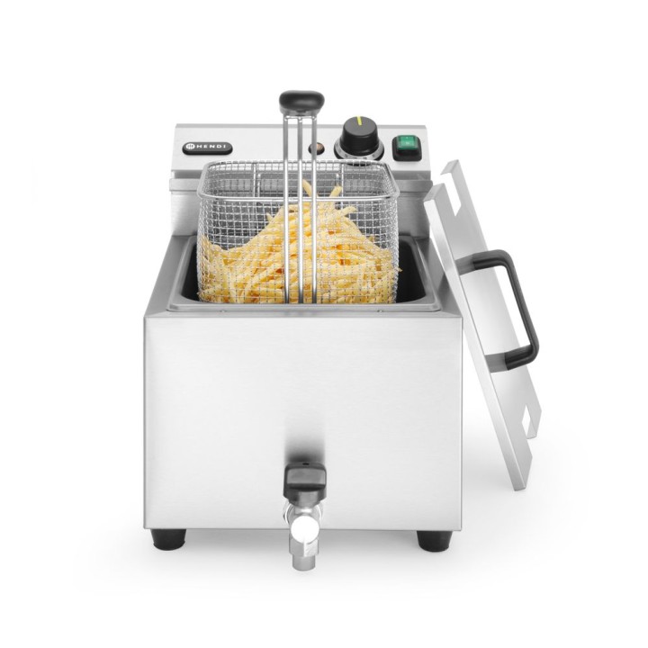 Friteuse Profi Line avec robinet de vidange - 8 l