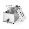 Friteuse Profi Line avec robinet de vidange - 8 l
