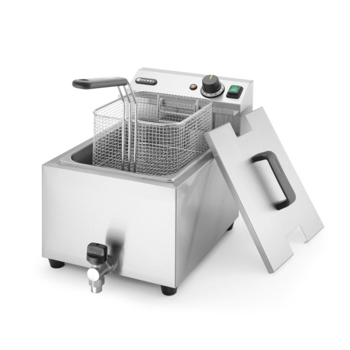 Friteuse Profi Line avec robinet de vidange - 8 l