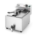 Friteuse Profi Line avec robinet de vidange - 8 l