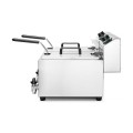 Friteuse Profi Line avec robinet de vidange - 2 x 8 l