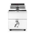 Friteuse à induction avec robinet de vidange - 8 l