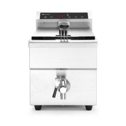 Friteuse à induction avec robinet de vidange - 8 l