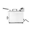 Friteuse à induction avec robinet de vidange - 8 l