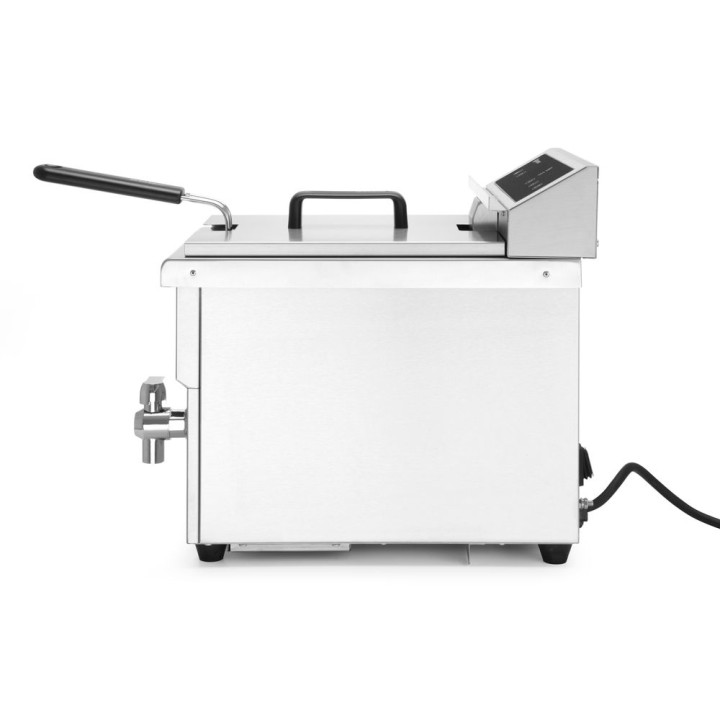 Friteuse à induction avec robinet de vidange - 8 l