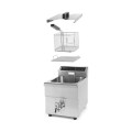 Friteuse à induction avec robinet de vidange - 8 l