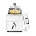 Friteuse à induction avec robinet de vidange - 8 l