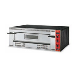 PROFESSIONELE PIZZA OVEN OP GAS, 1 X 9 PIZZA Ø 300 MM, MECHANISCHE BEDIENING VGA9-30 GGF