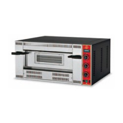 FOUR A PIZZA PROFESSIONNEL AU GAZ, 1 X 4 PIZZA Ø 300 MM, COMMANDES MECANIQUES VGA4-30 GGF