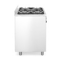 Cuisinière à gaz - 5 feux avec four électrique