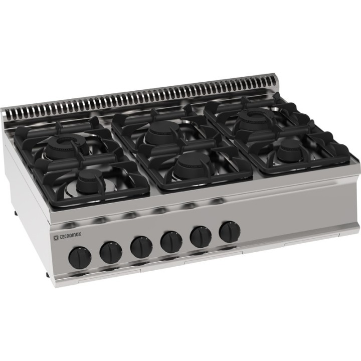 TOP 6 FEUX GAZ EG6S70 TECNOINOX