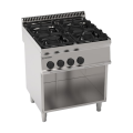 4 BRANDERS GAS OP OPEN KAST EG4SA70 TECNOINOX