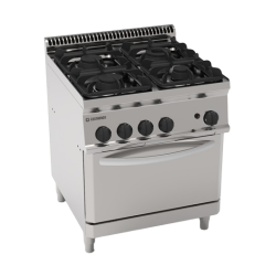 4 FEUX GAZ SUR FOUR GAZ GN 2/1 EG4SF70 TECNOINOX
