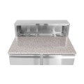 Saladette pizza 2 portes 300L
