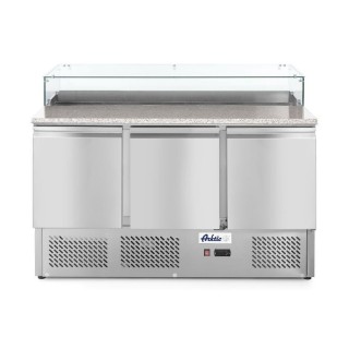 Saladette pizza 3 portes 380L