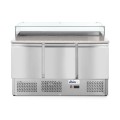 Saladette pizza 3 portes 380L