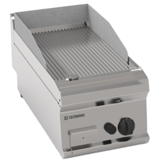 TOP FRY-TOP GAZ, RAINURE EGFT470R TECNOINOX