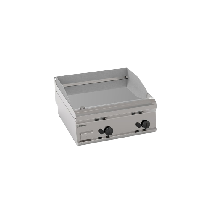 TOP FRY-TOP DOUBLE GAZ, LISSE CHROME EGFT870LC TECNOINOX