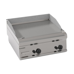 TOP FRY-TOP DOUBLE GAZ, RAINURE EGFT870R TECNOINOX