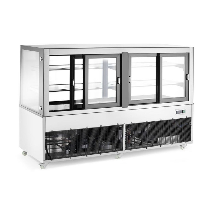 Vitrine réfrigérée avec 2 étagères