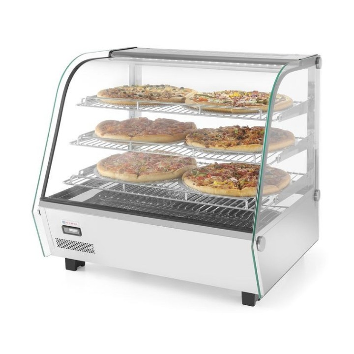 Vitrine de table chauffante
