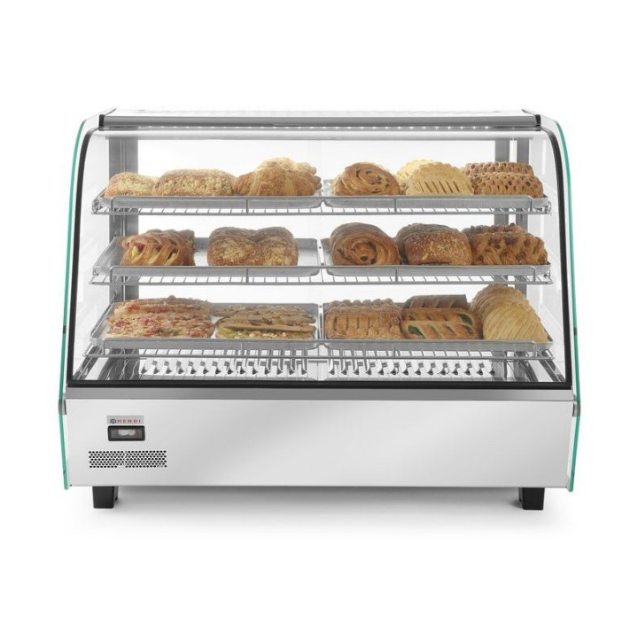 Vitrine de table chauffante
