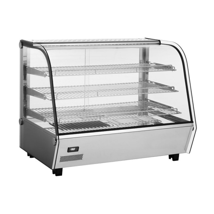 Vitrine de table chauffante