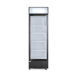 Armoire réfrigérée avec caisson lumineux, porte simple