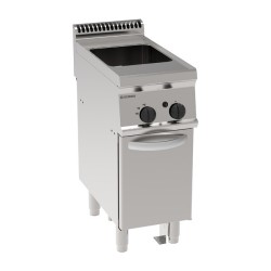 CUISEUR A PATES GAZ 1 x 23 L SUR ARMOIRE FERMEE EGC470 TECNOINOX