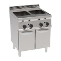 PASTAKOKER GAS 2 x 23 L OP GESLOTEN KAST EGC870 TECNOINOX